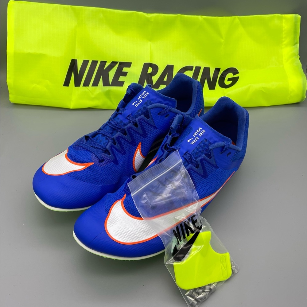 Nike Zoom Rival Sprint Track Field Spikes Blue DC8753-401 Men's S 7 & 8 11.5 NEW